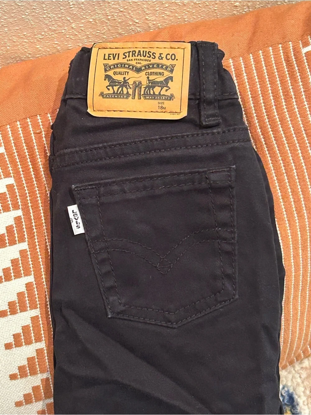 Levi's 18m Black Jeans